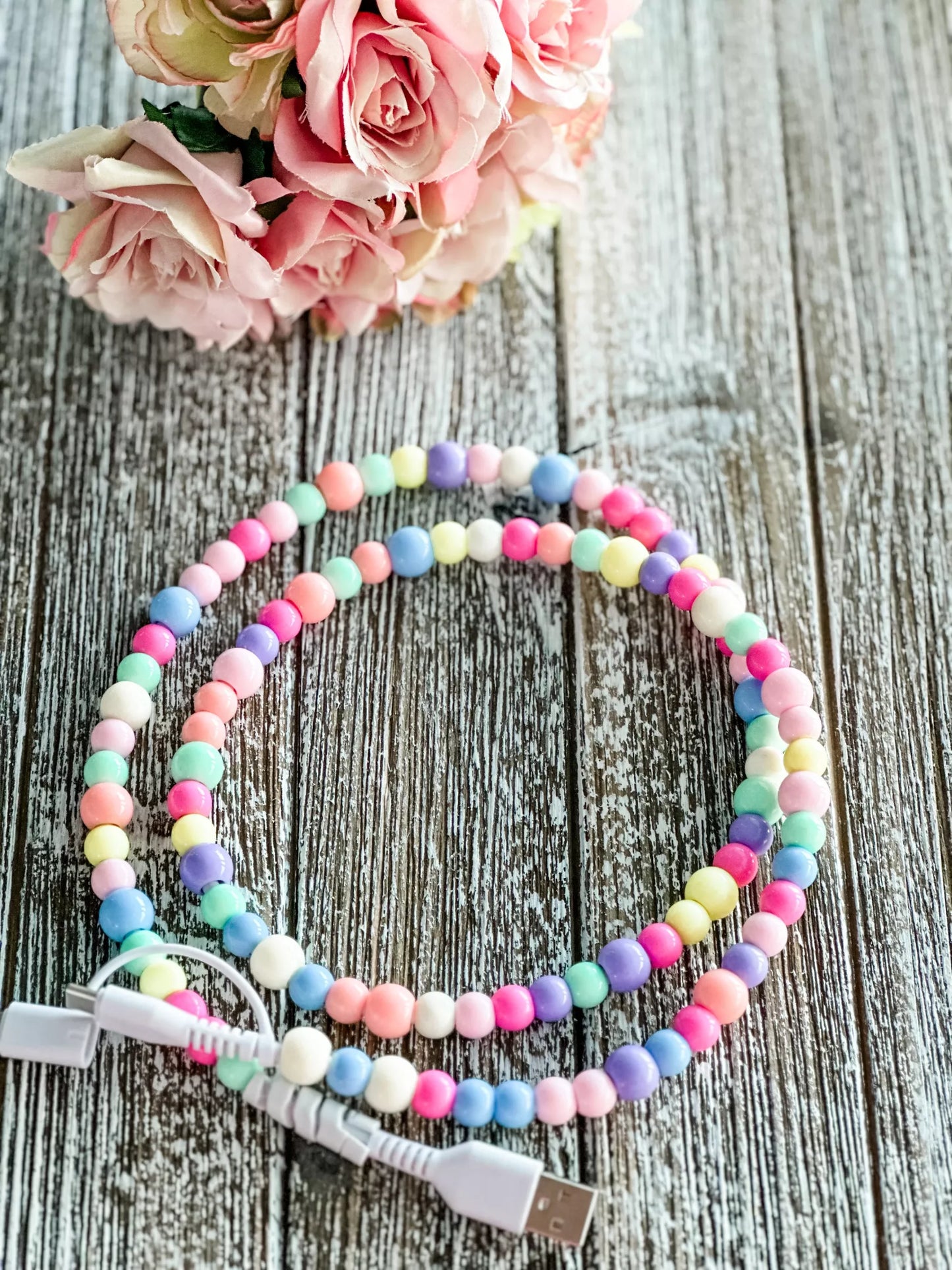 Beaded Phone Charger - Simply Polished Boutique