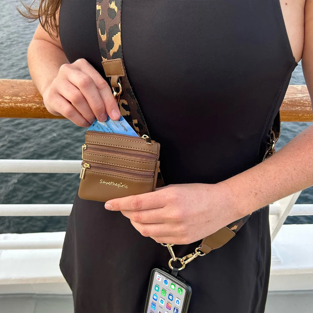 Clip & Go for your Phone- Pattern Strap - Simply Polished Boutique