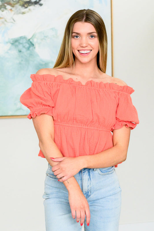 Don't Be Shy Off the Shoulder Blouse - Simply Polished Boutique