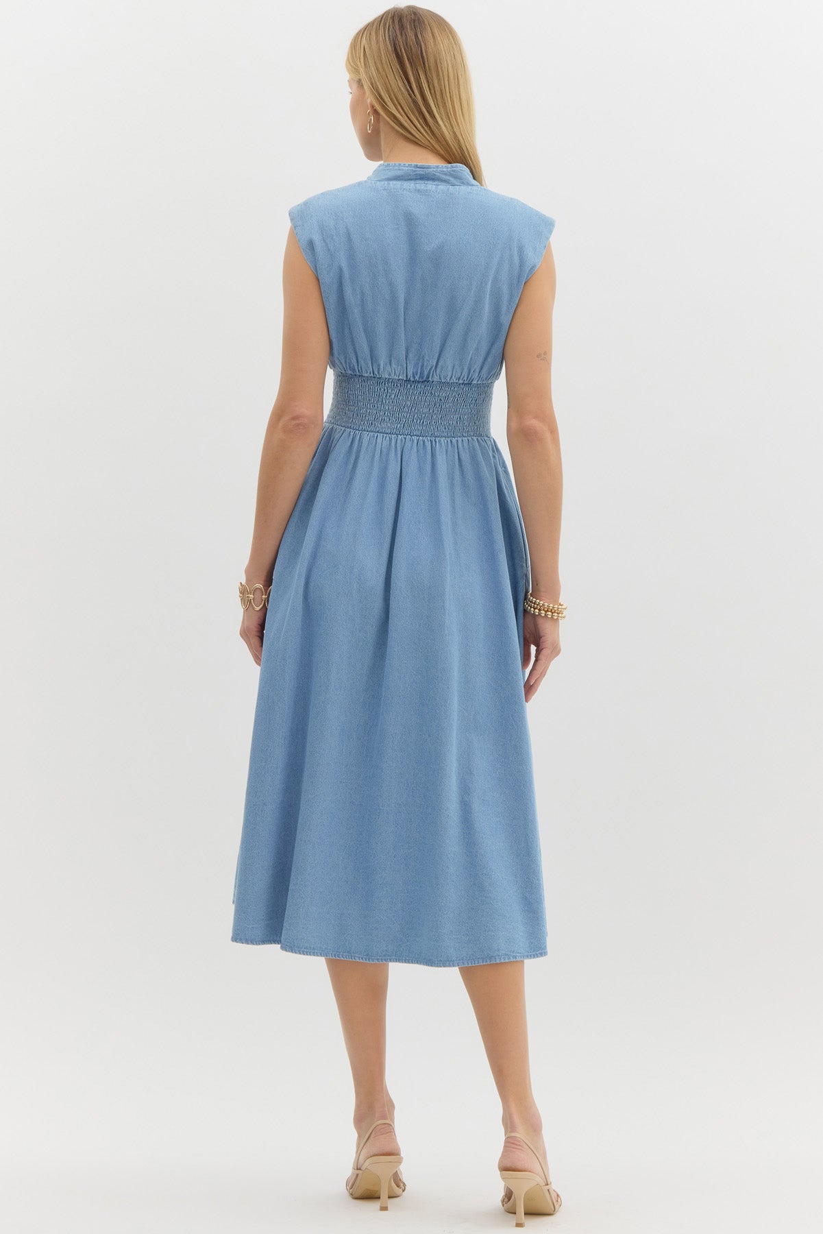 Harper Denim Midi - Simply Polished Boutique