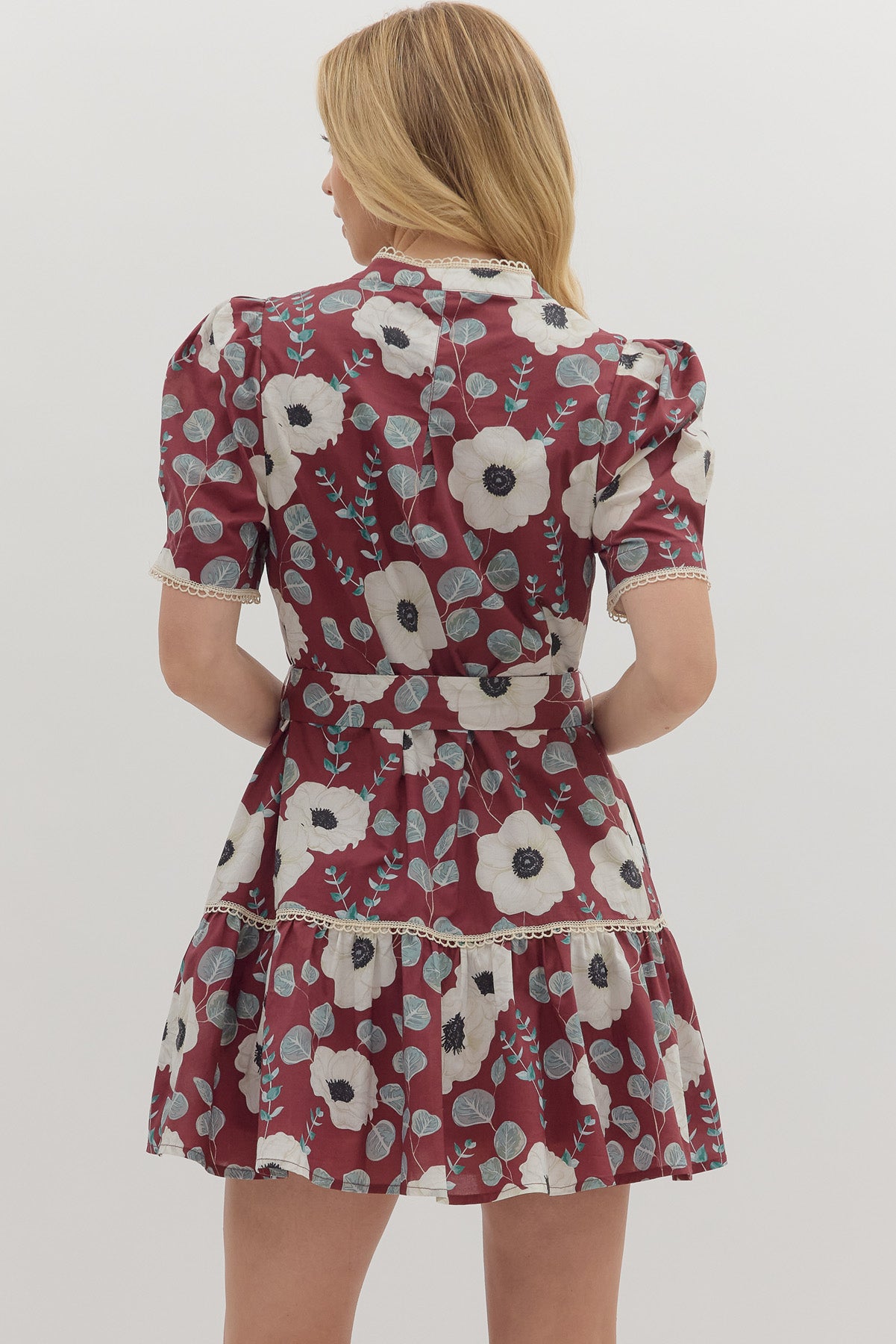 Petal Edge Mini Dress - Simply Polished Boutique