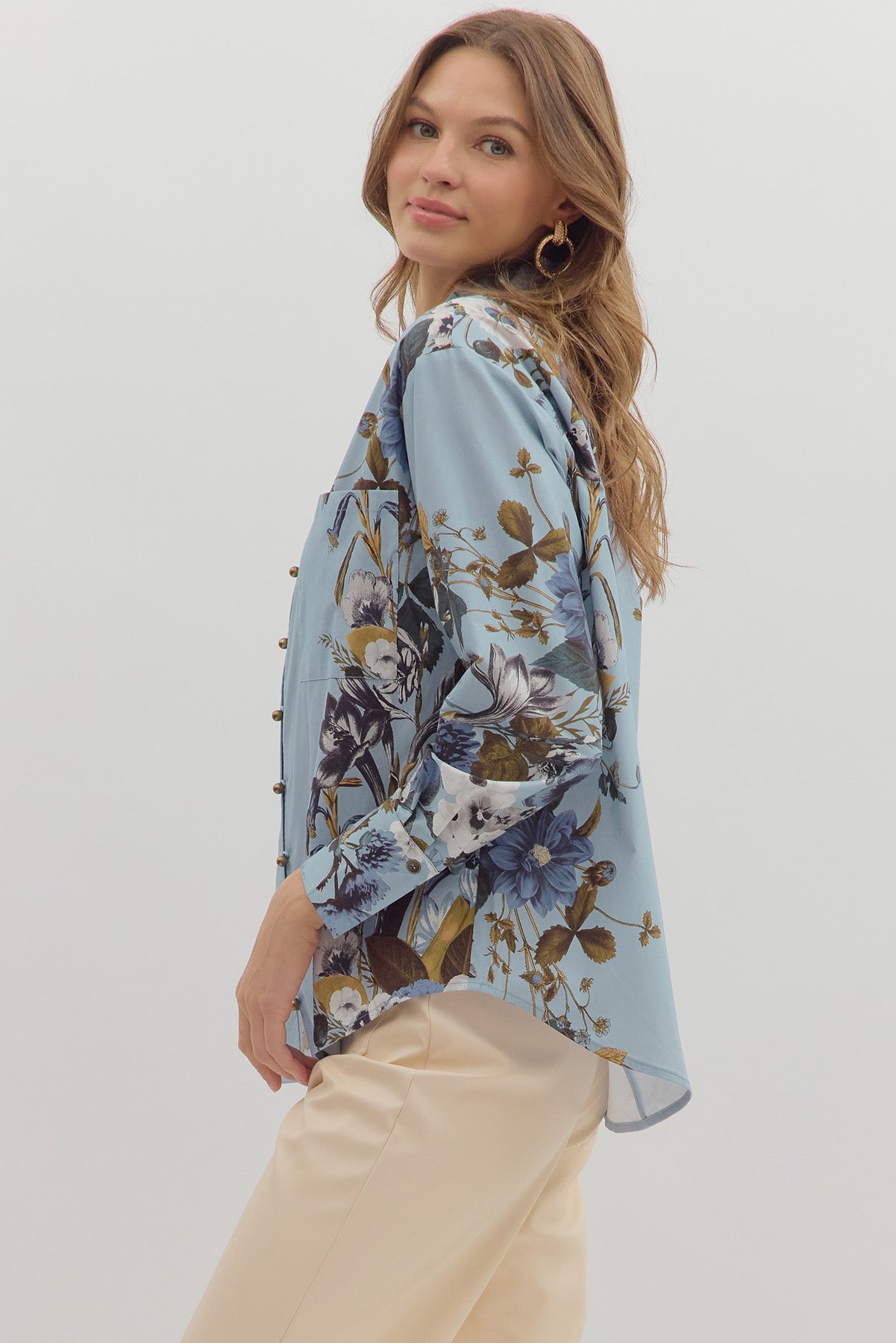 Autumn Leaves Blouse - Simply Polished Boutique