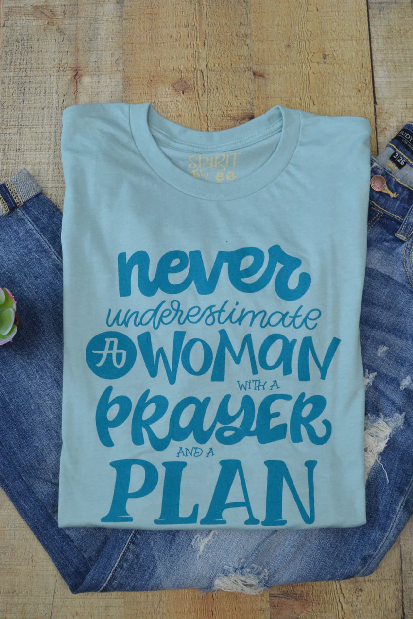 Prayer and a Plan Tee Shirts - Simply Polished Boutique