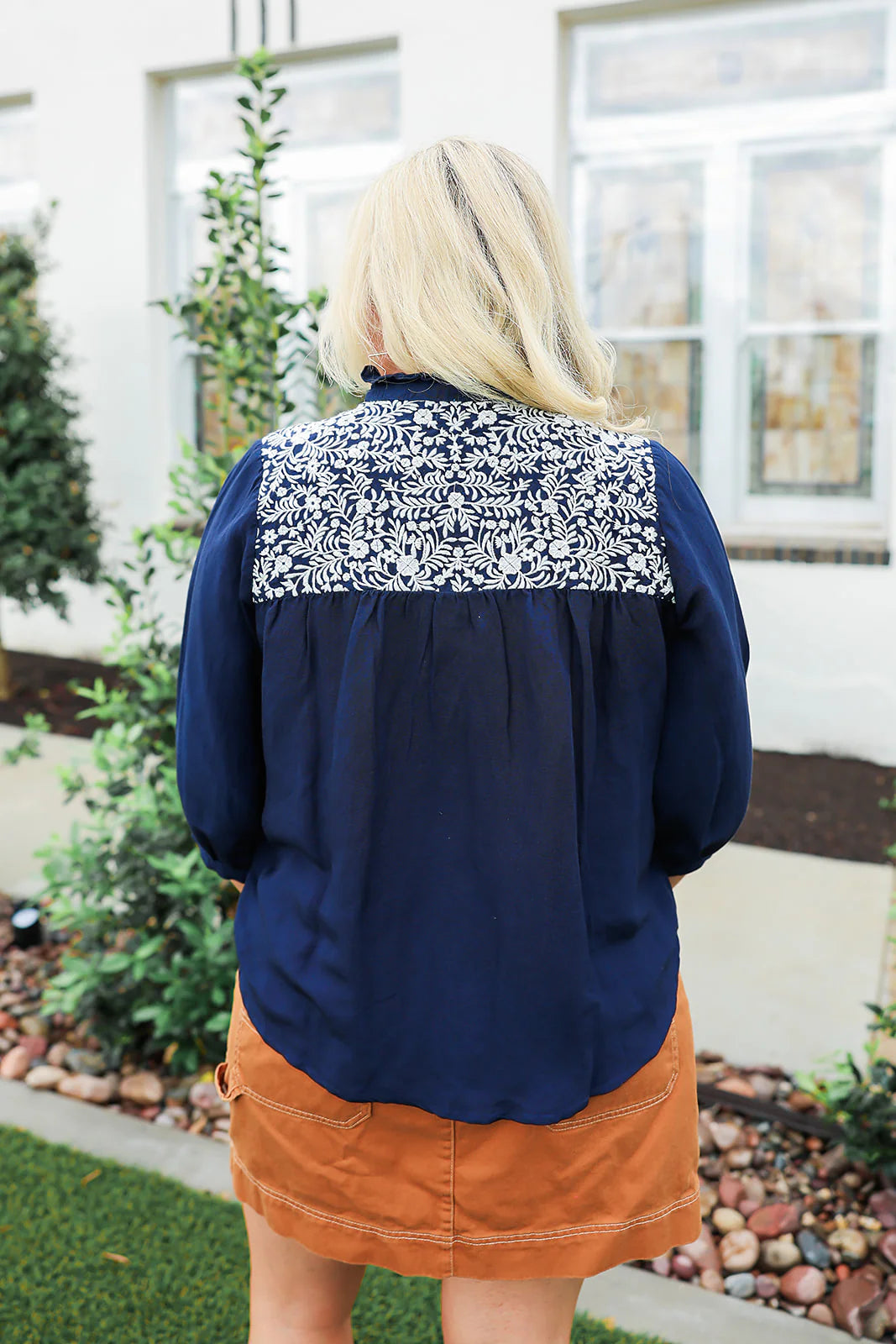 Jane Top- Navy