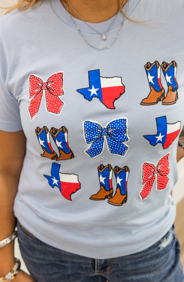 Texas & Bows Tee Shirt