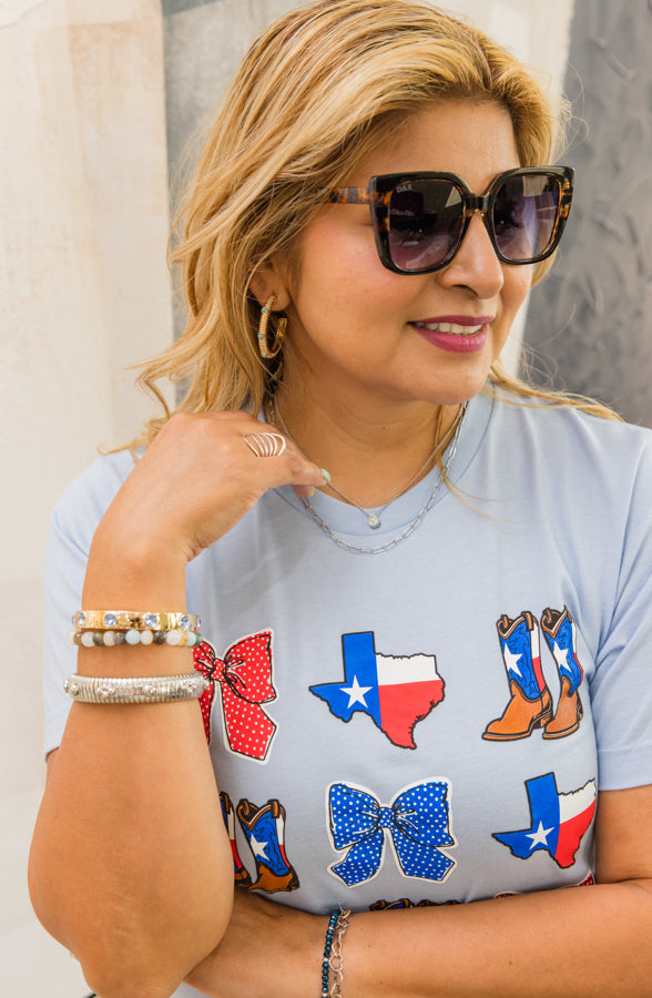 Texas & Bows Tee Shirt