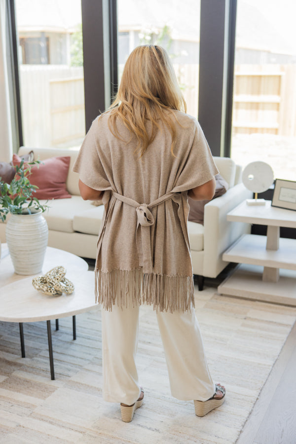 Velvet Trail Faux Suede Wide Leg Pants