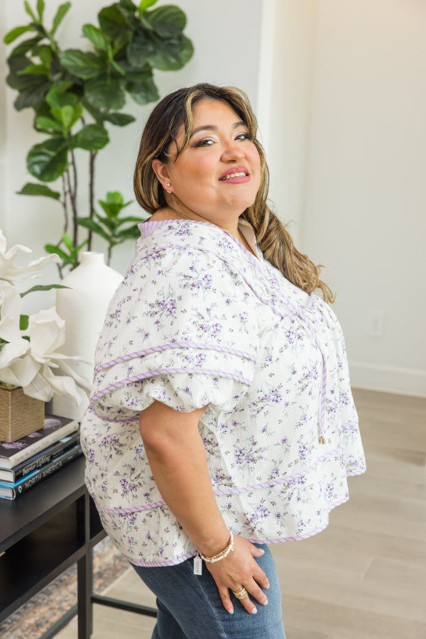 Petite Floral Top - Simply Polished Boutique