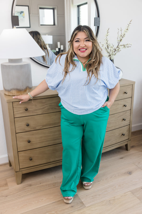 Eve Straight Leg Pants - Simply Polished Boutique