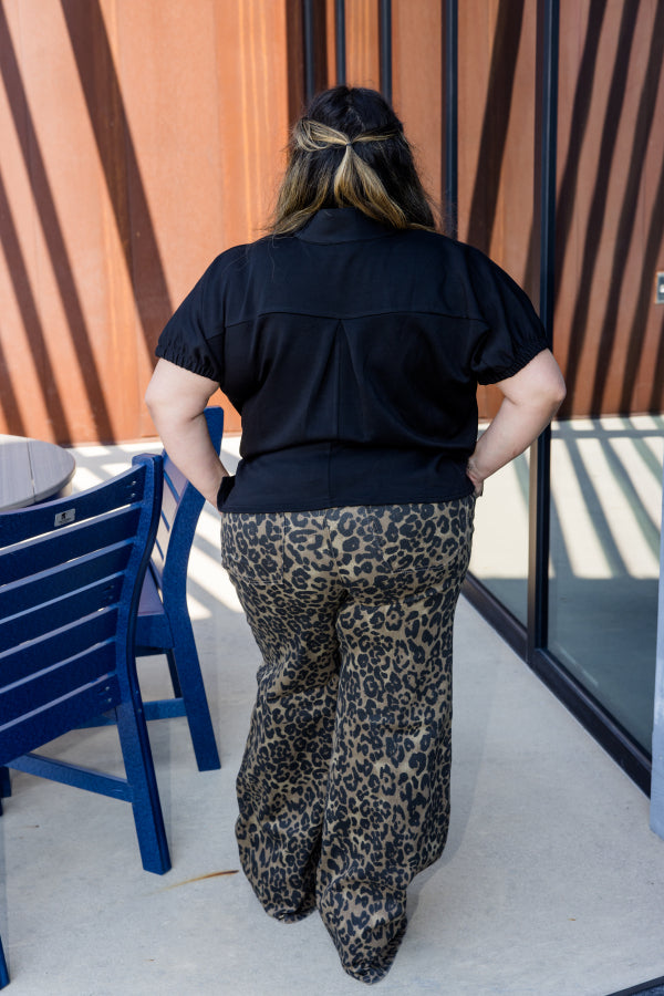 JUDY BLUE HW Retro Wide Leg