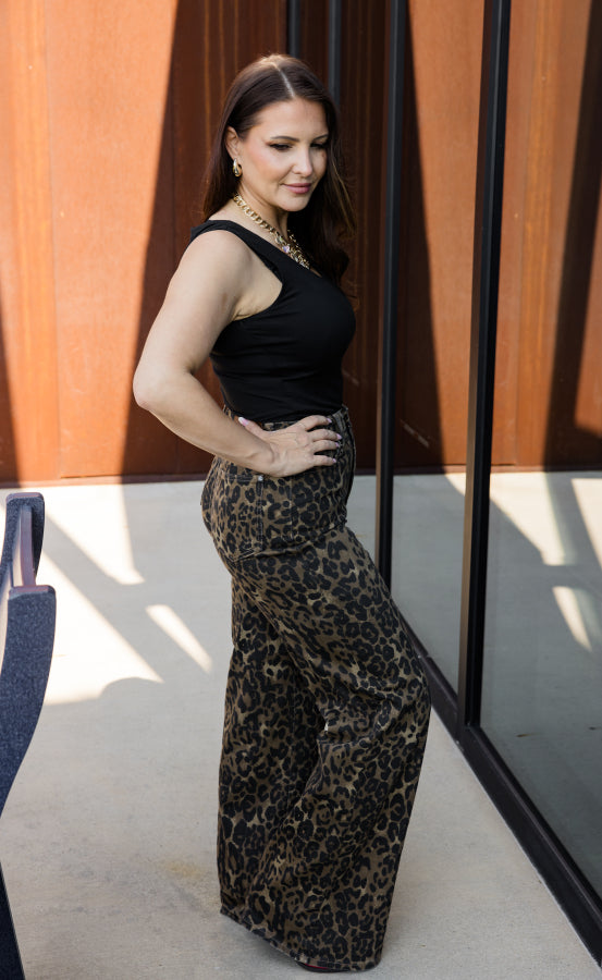JUDY BLUE HW Retro Wide Leg