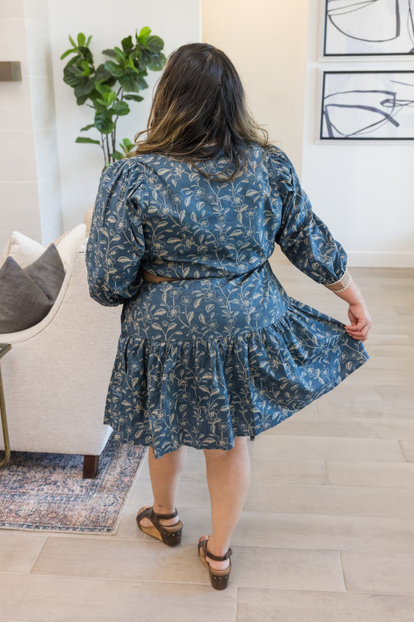 Morning Mist Mini Dress