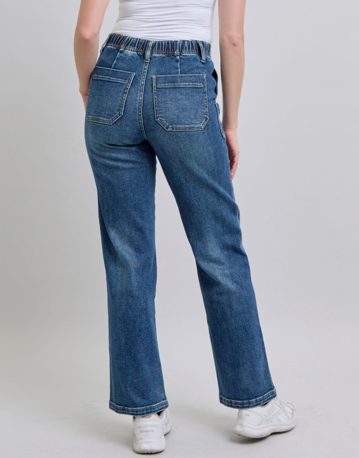 Judy Blue HW Drawstring Jeans - Simply Polished Boutique