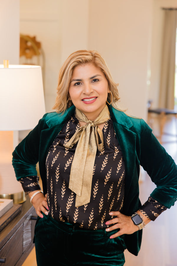 Gold & Black Top - Simply Polished Boutique