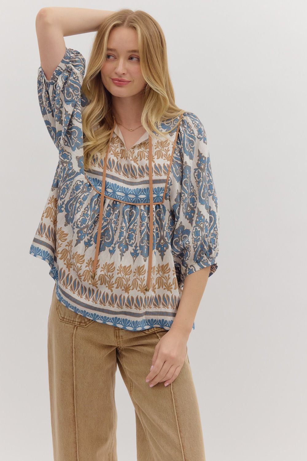 Harper Tie-Front Top
