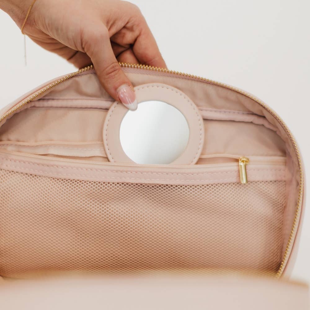 Madelyn Bow Makeup Bag - Simply Polished Boutique