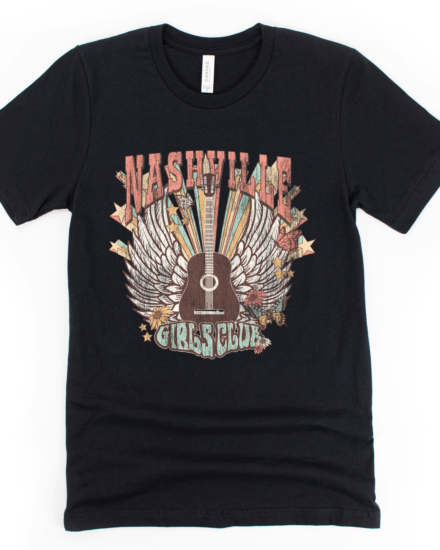 NASHVILLE GIRLS CLUB TEE(BELLA CANVAS) - Simply Polished Boutique