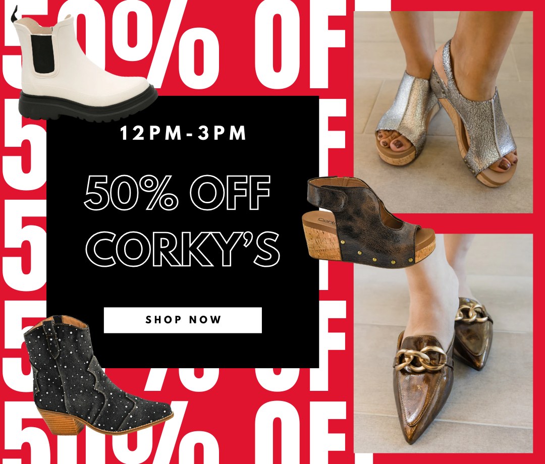 Black Friday 12p -3p Corkys