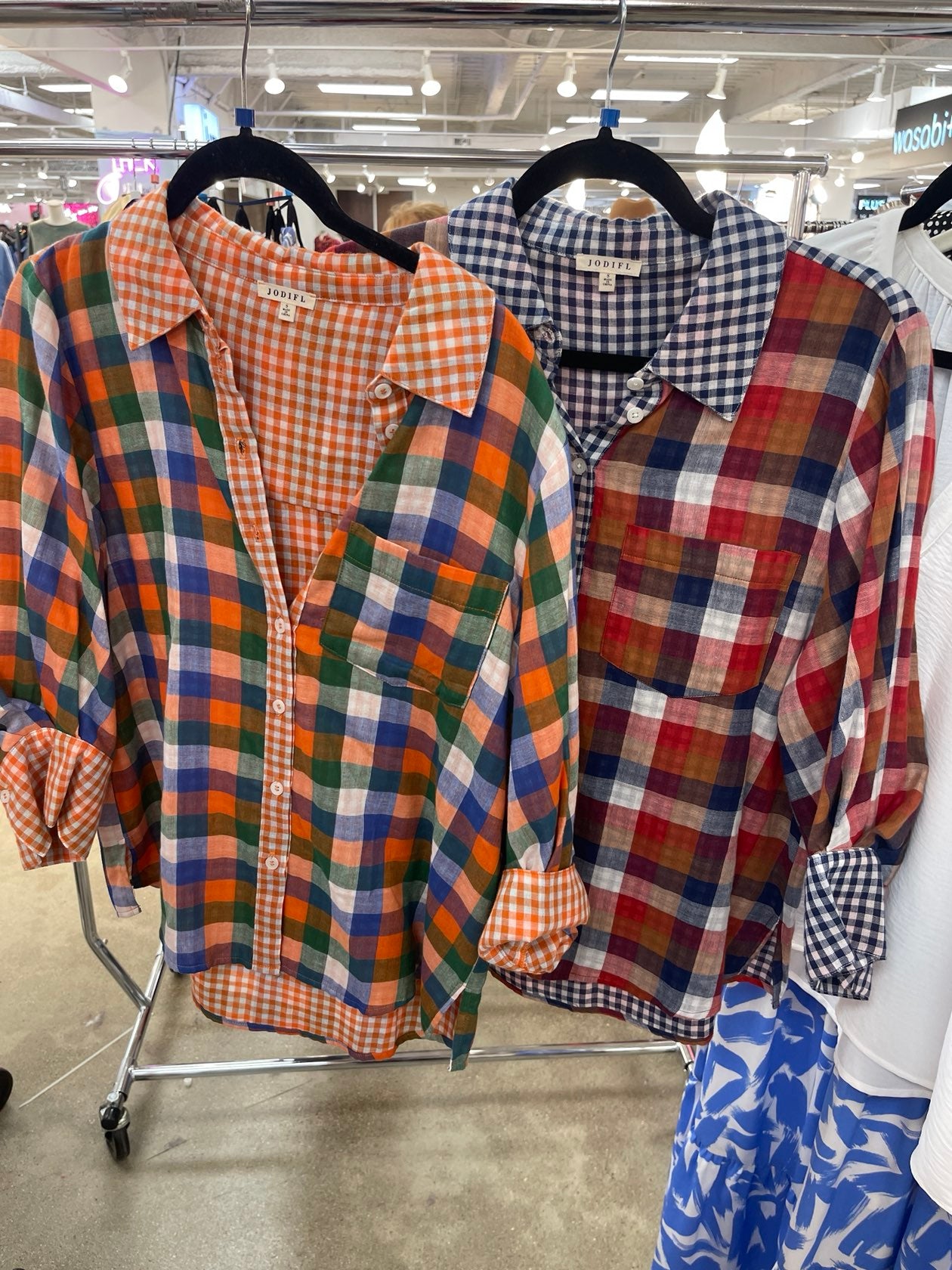 Plaid to Fall Button Up Top - Simply Polished Boutique