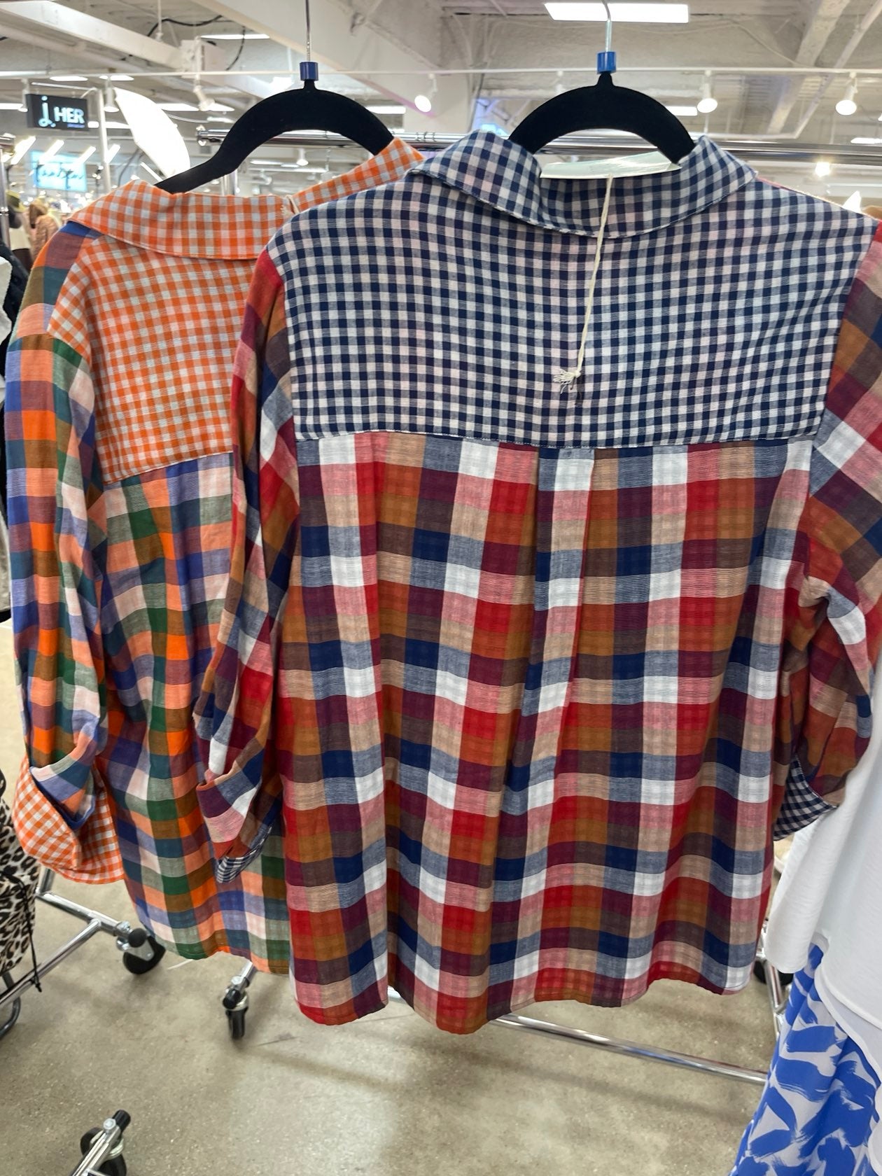 Plaid to Fall Button Up Top - Simply Polished Boutique
