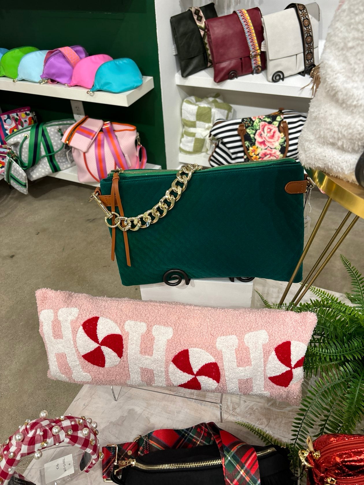 Velvet Envelope Bag with Gold Chain - Simply Polished Boutique