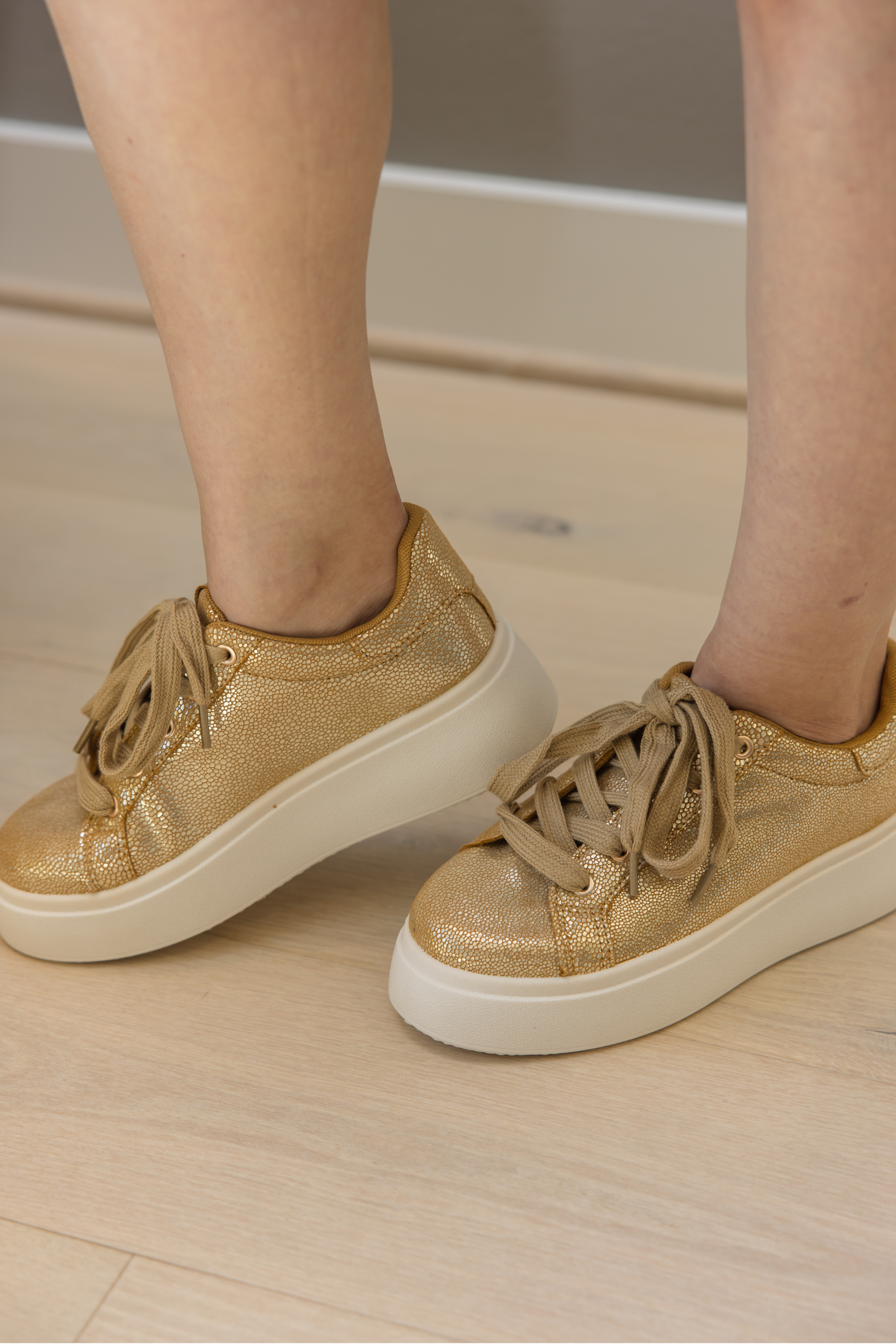Record Metallic Sneaker - Simply Polished Boutique