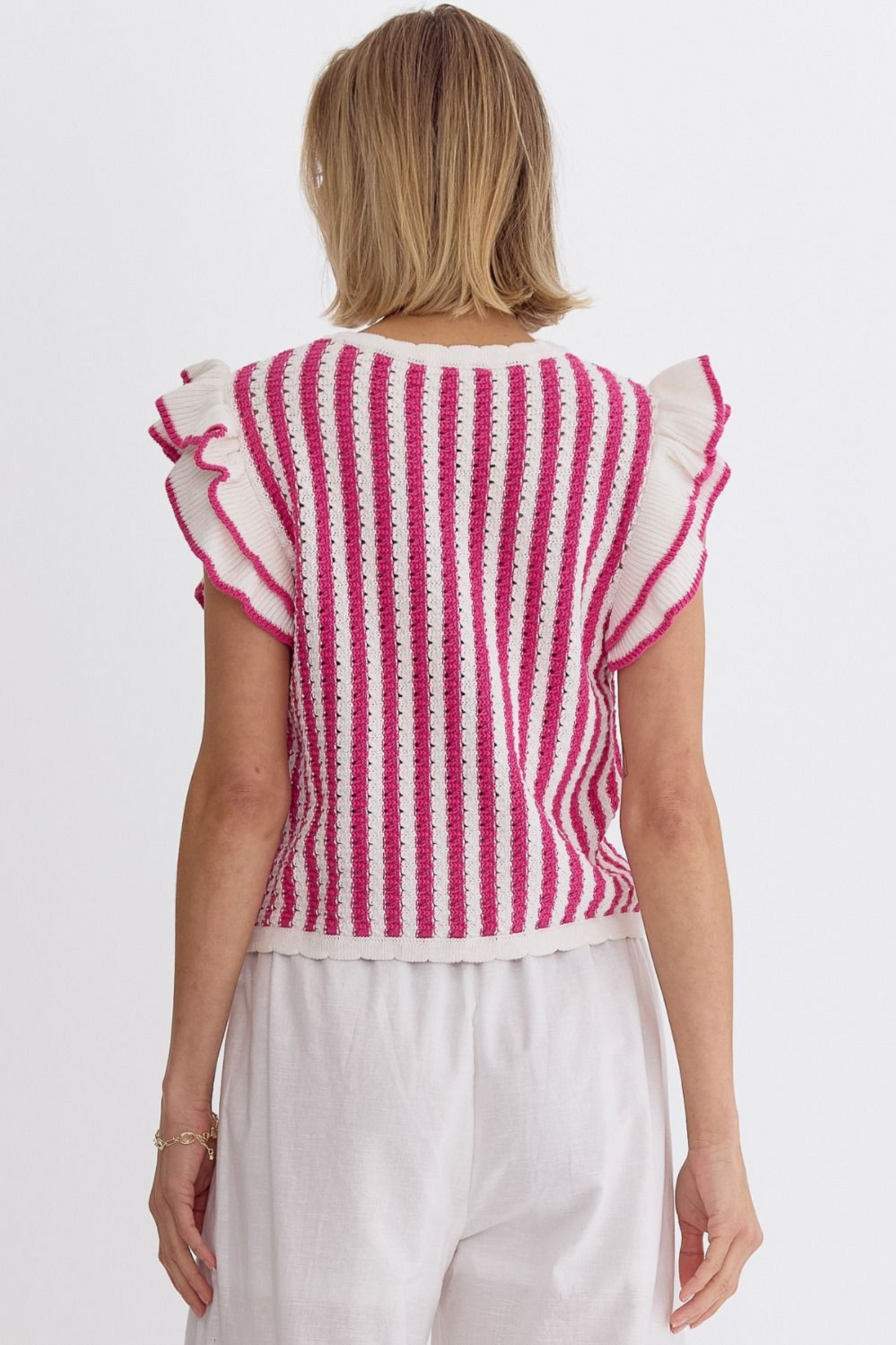 Delia Striped Top - Simply Polished Boutique