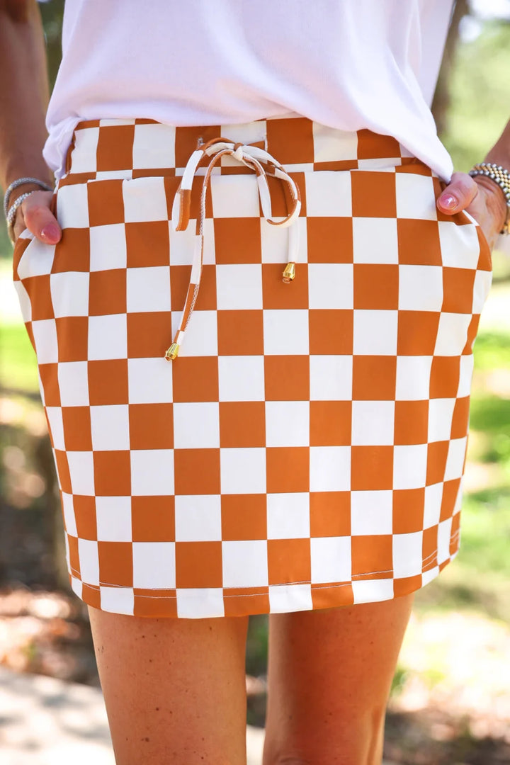 Play Time Skort - Checkered
