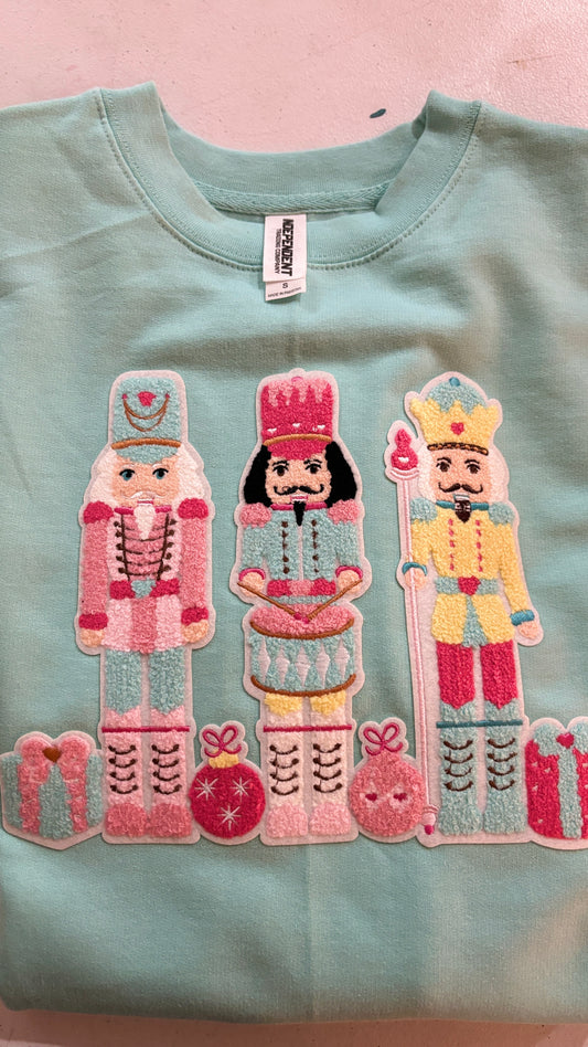 Nutcracker Chenille Sweatshirt - Simply Polished Boutique