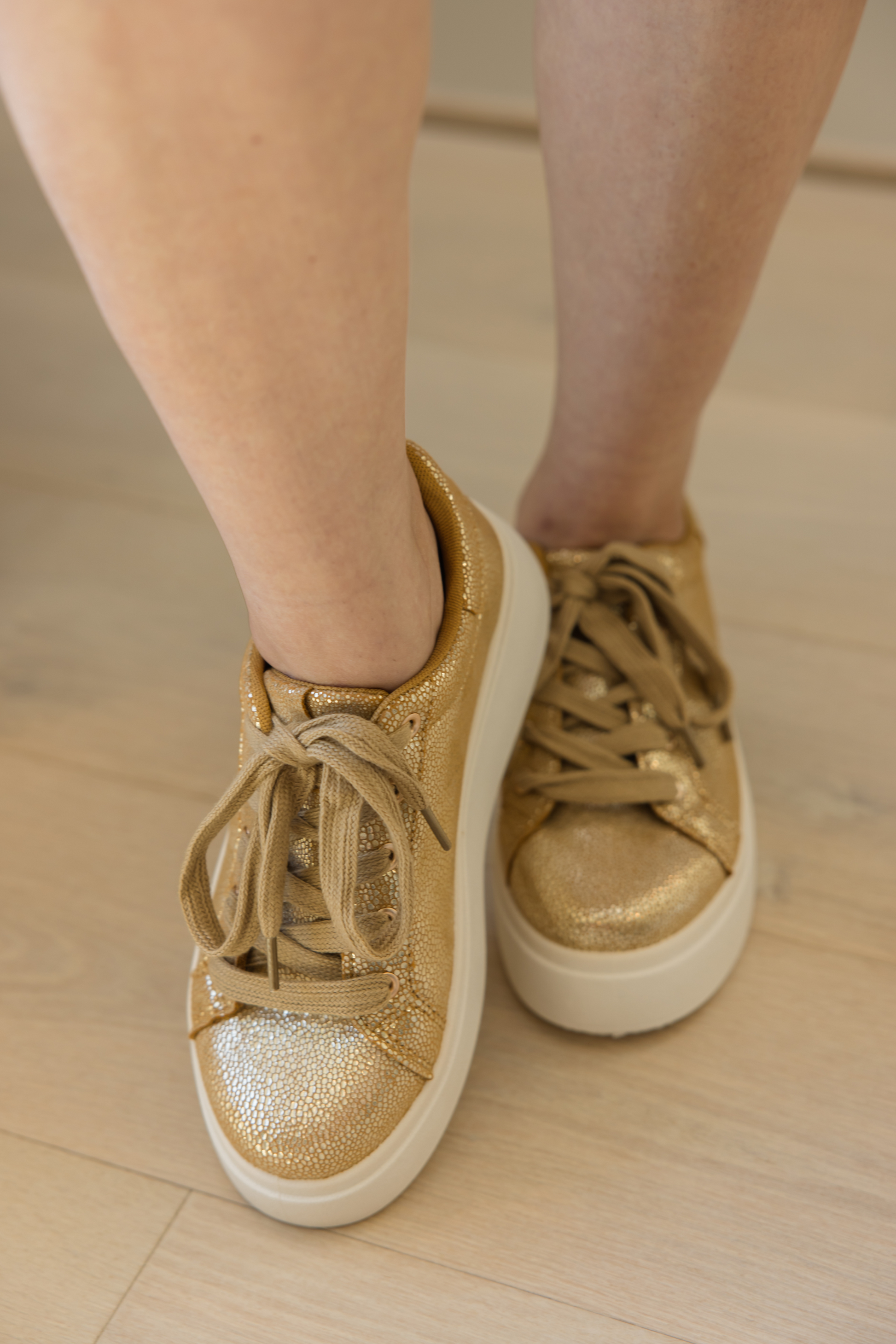 Record Metallic Sneaker - Simply Polished Boutique