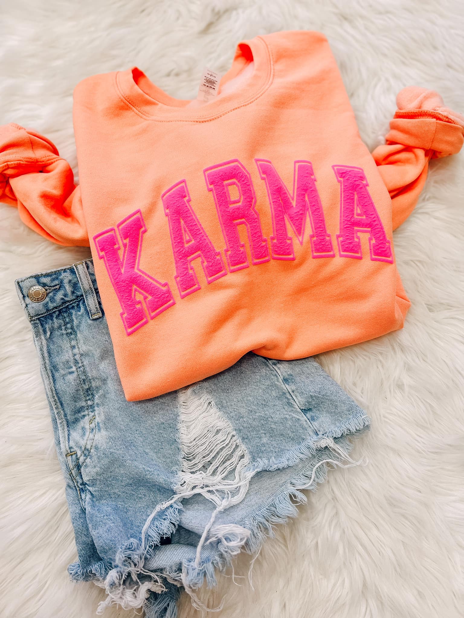 Karma Sweatshirt - Simply Polished Boutique