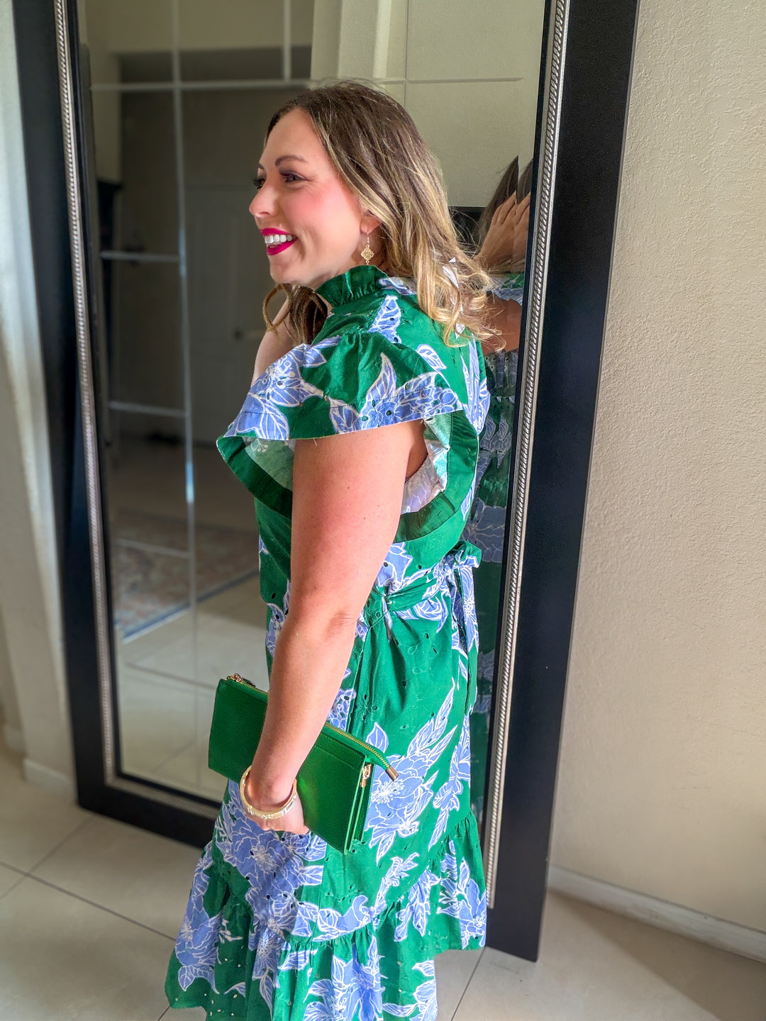 Emerald Escape Midi Dress