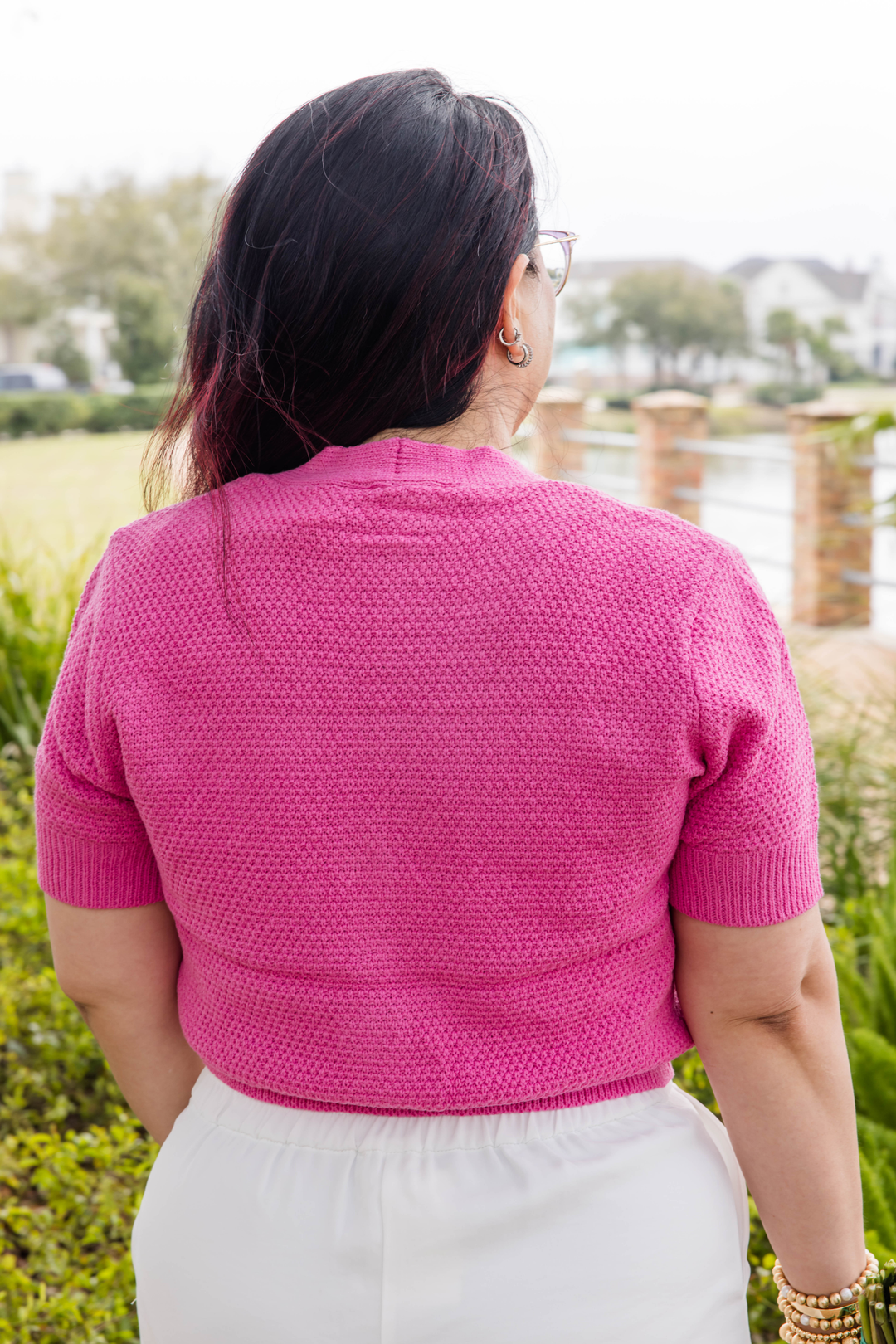 Coastal Glow Starfish Button Knit Top - Simply Polished Boutique