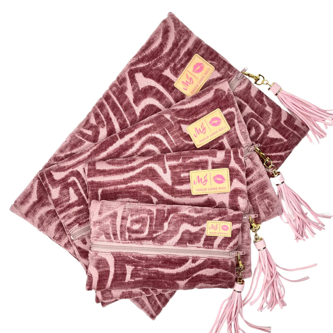 Makeup Junkie Bags - Amaze Mauve (RTS)
