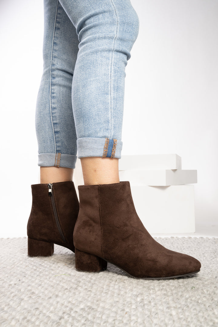 On The Down Low Chocolate Booties
