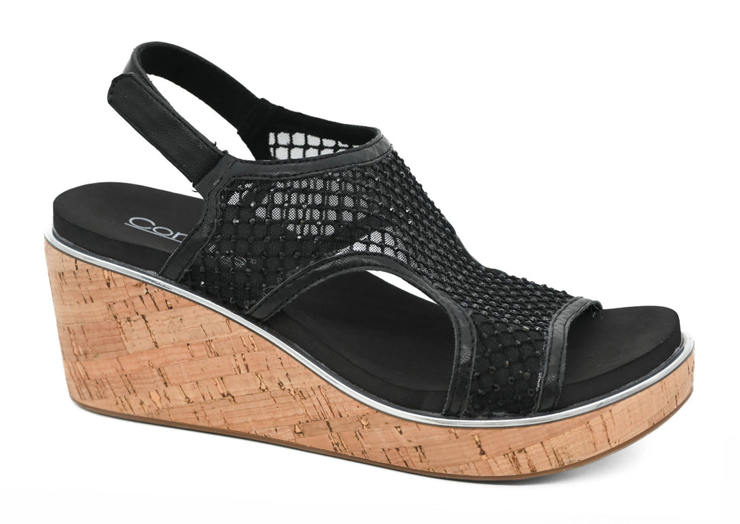 Black Mesh Carley By Corkys - Simply Polished Boutique