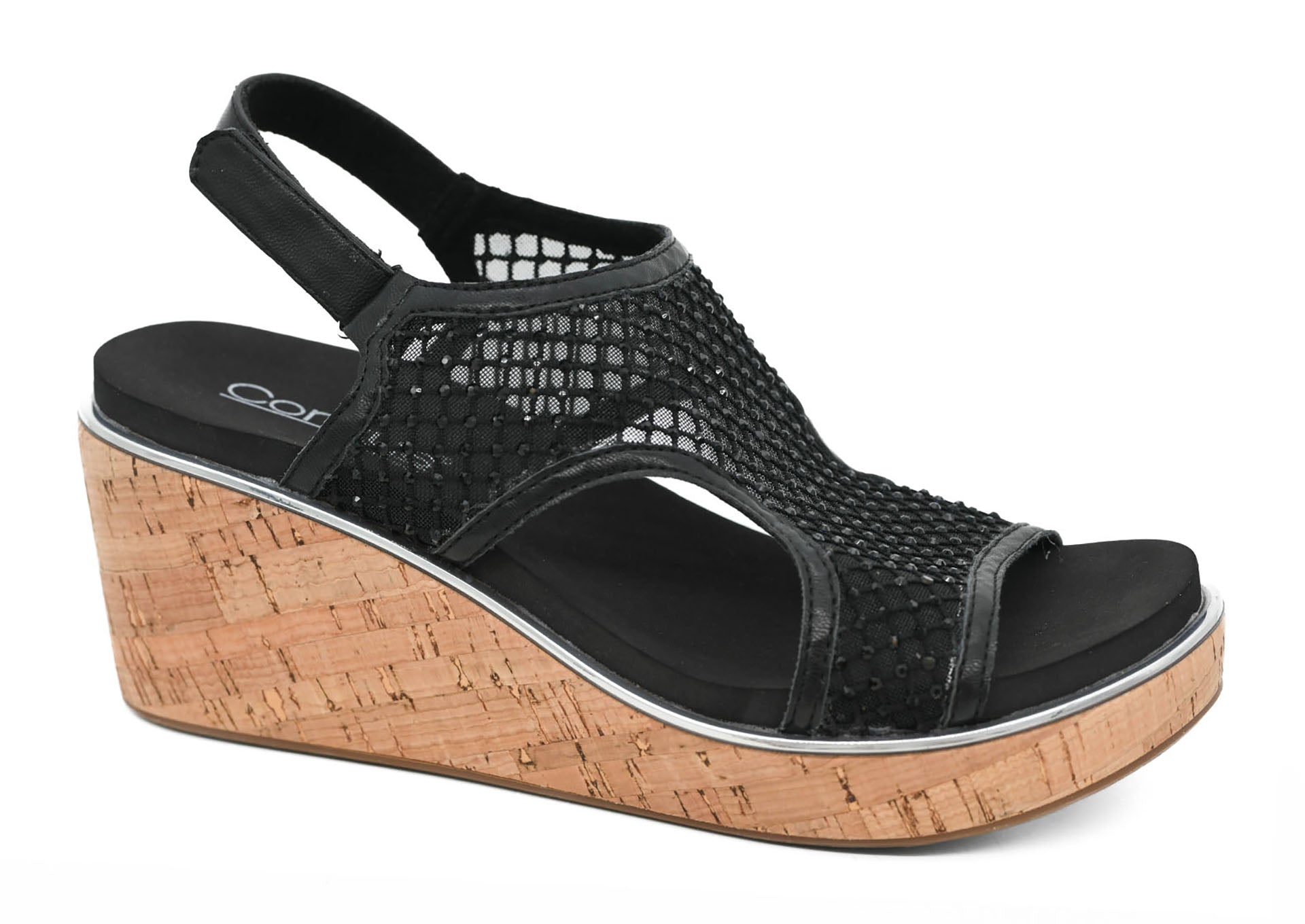 Black Mesh Carley By Corkys - Simply Polished Boutique