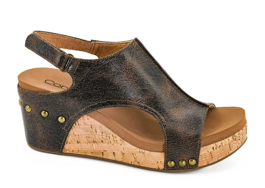 Carley By Corkys Espresso Crinkle - Simply Polished Boutique