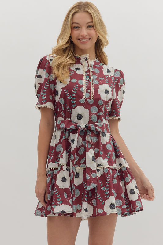Petal Edge Mini Dress - Simply Polished Boutique