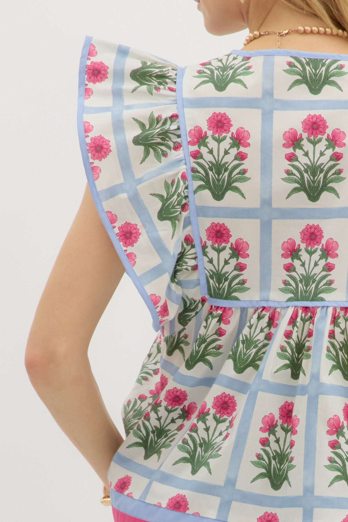Bloom Flutter Sleeve Top