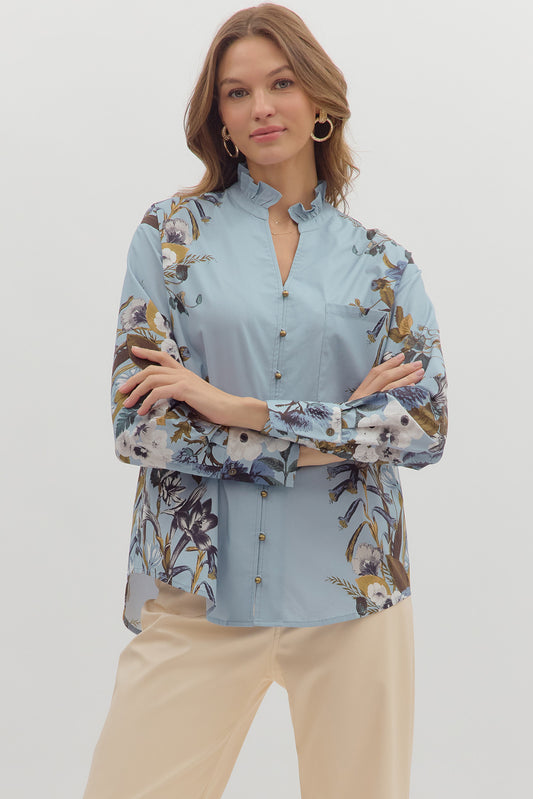 Autumn Leaves Blouse - Simply Polished Boutique