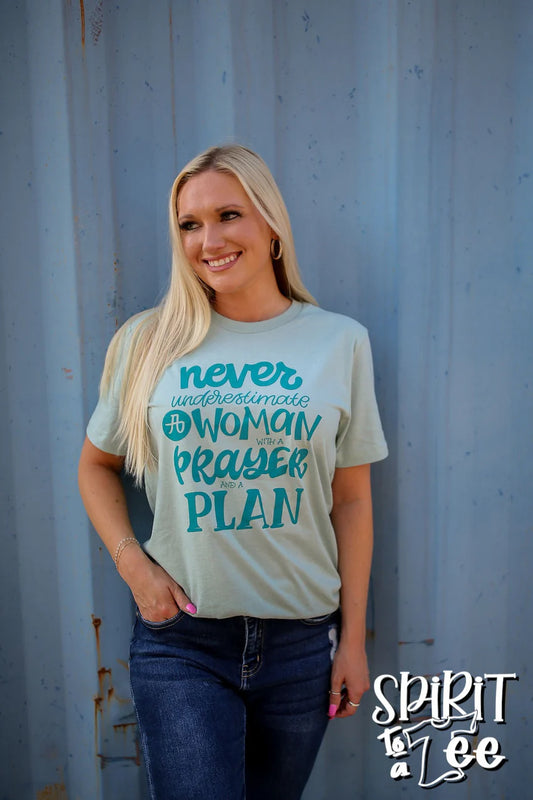 Prayer and a Plan Tee Shirts - Simply Polished Boutique