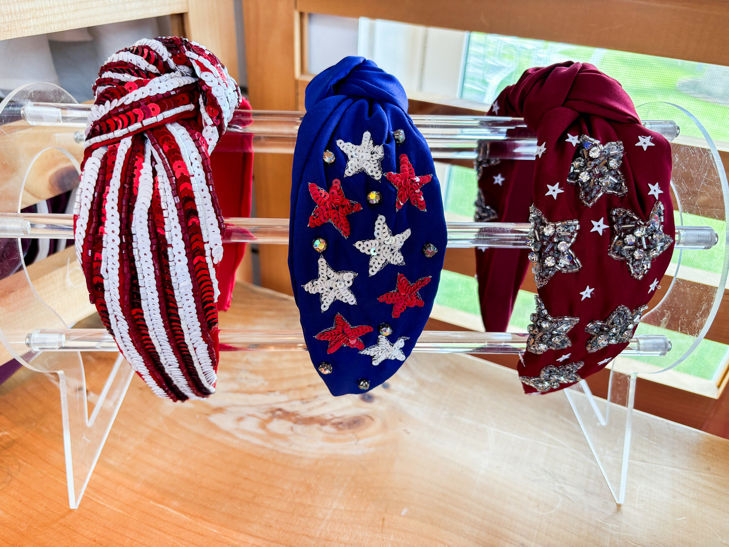Embellished Headband and Bows - Simply Polished Boutique
