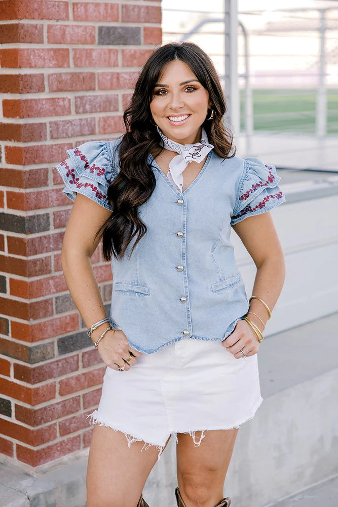 Karly Top- Maroon - Simply Polished Boutique