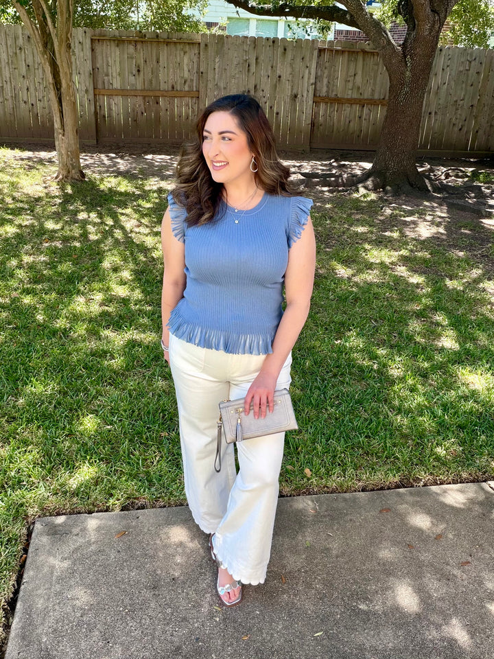 Blue Skies Sweater Top