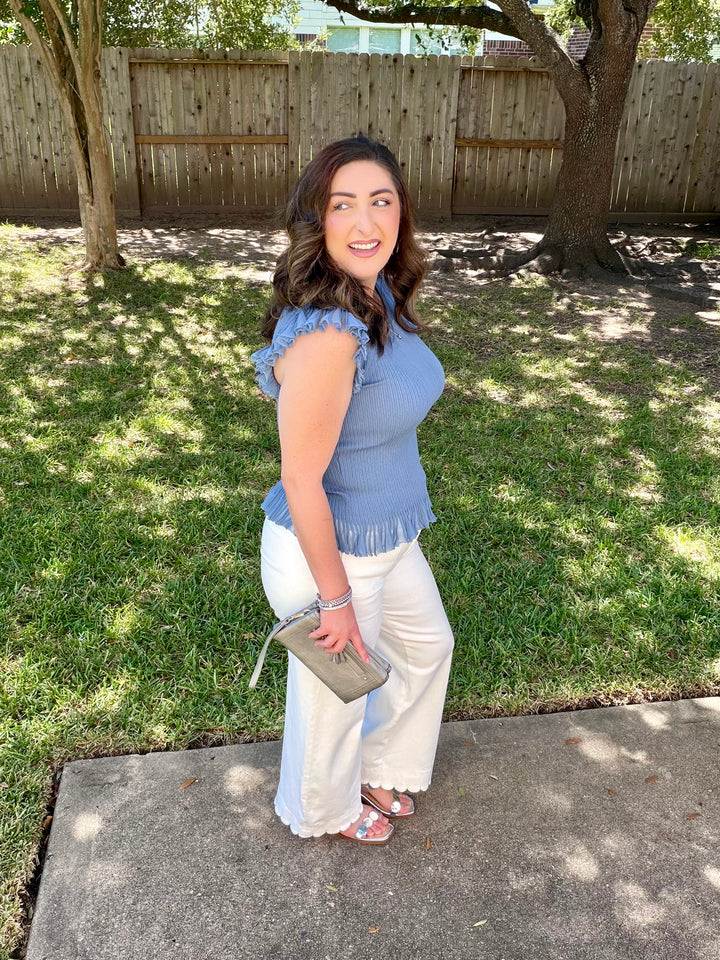 Blue Skies Sweater Top