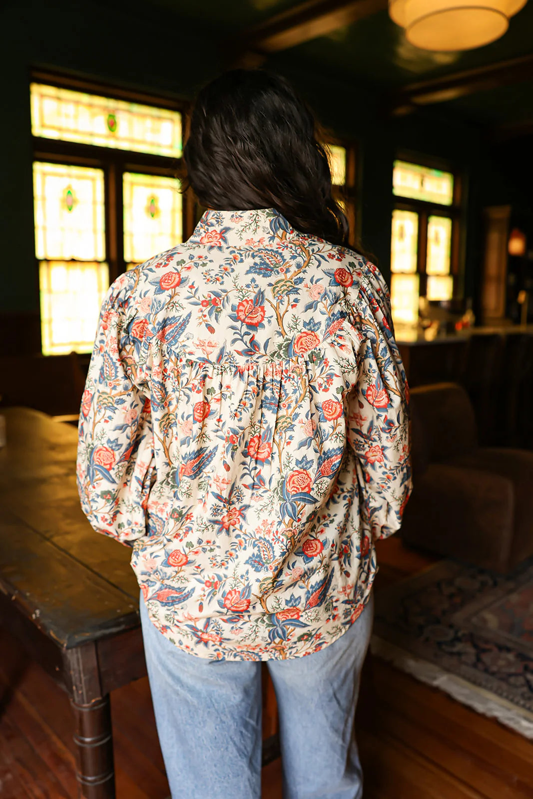 Bold Blooms Top