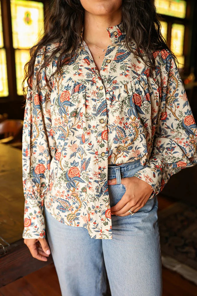 Bold Blooms Top