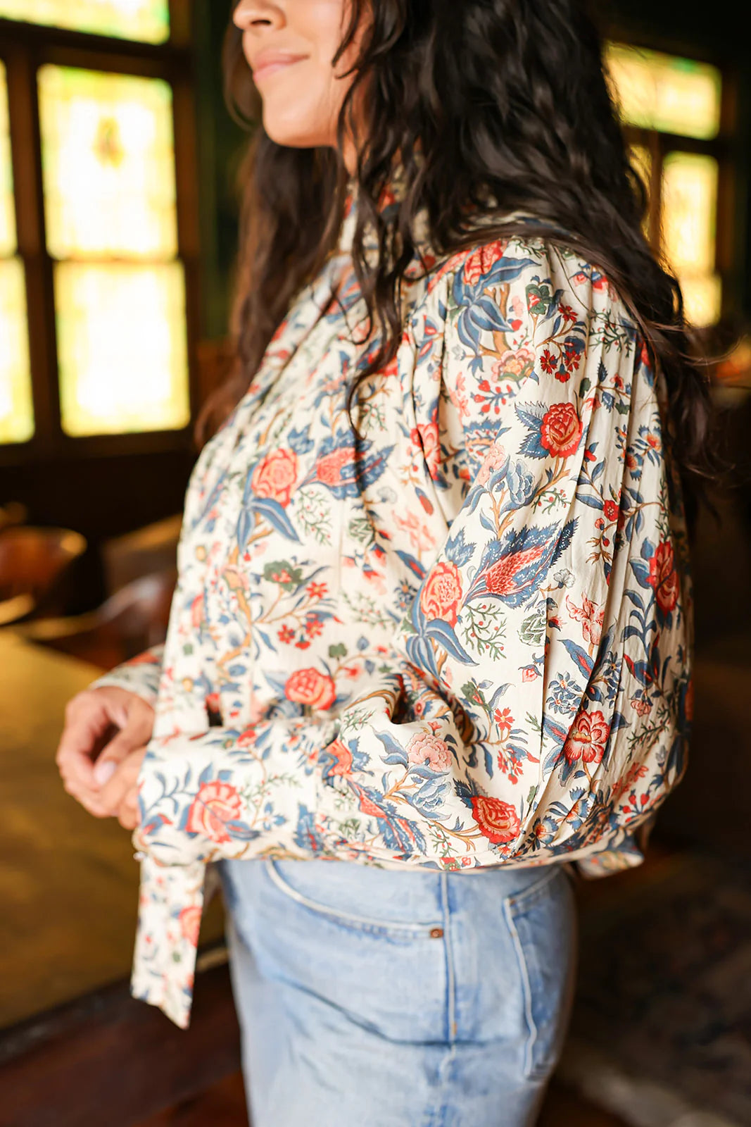 Bold Blooms Top