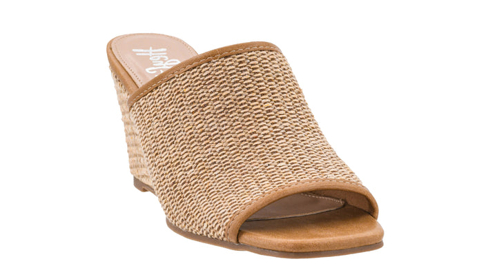 Kiss Me Raffia Wedges by Corkys